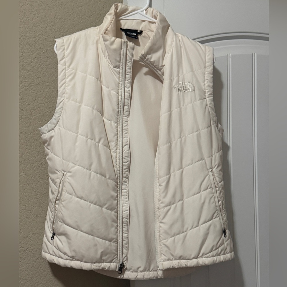 The North Face Women's White Quilted Vest